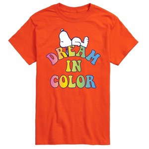 Men's - Peanuts - Dream In Color Short Sleeve Graphic T-Shirt - 1 of 4