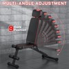 GIKPAL 9 Positions Adjustable Weight Bench,Foldable Workout Bench for Home Gym Full Body Strength Training, Support up to 800lbs - 2 of 4