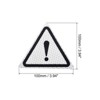 Unique Bargains Waterproof High-Visibility Warning Adhesive Reflective Triangle Labels 3.94" x 3.94" 2 Pcs - 2 of 4