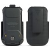 Nakedcellphone Belt Clip Holster Case for Kyocera DuraXV Extreme, DuraXE Epic, DuraXA EQUIP Flip Phone - Black - 2 of 4
