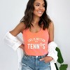 Simply Sage Market Life Is Better With Tennis Racerback Tank - 4 of 4