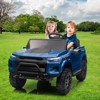 Coucheta 24V 2-Seater Kids Electric Ride On Truck, Car with Remote Control, LED Lights, Bluetooth/Music, Battery Display for Boys, Girls - 2 of 4