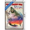 Trends International James Mazzotta - Bass Fly Fish Framed Wall Poster Prints - 3 of 4