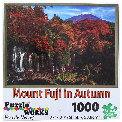 PuzzleWorks 1000 Piece Jigsaw Puzzle | Mount Fuji In Autumn