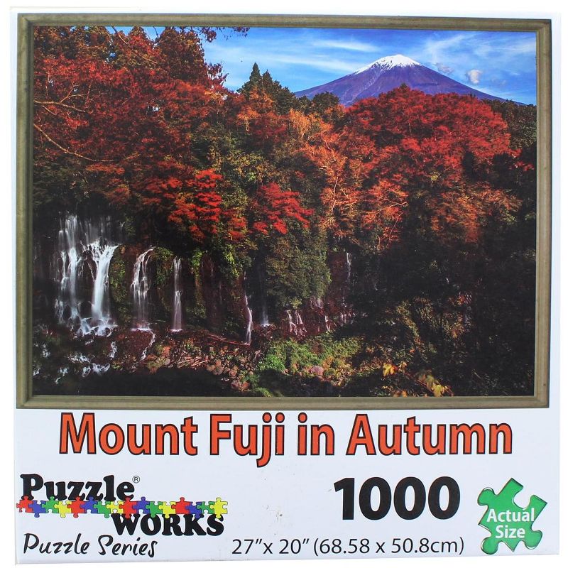 PuzzleWorks 1000 Piece Jigsaw Puzzle | Mount Fuji In Autumn, 1 of 7