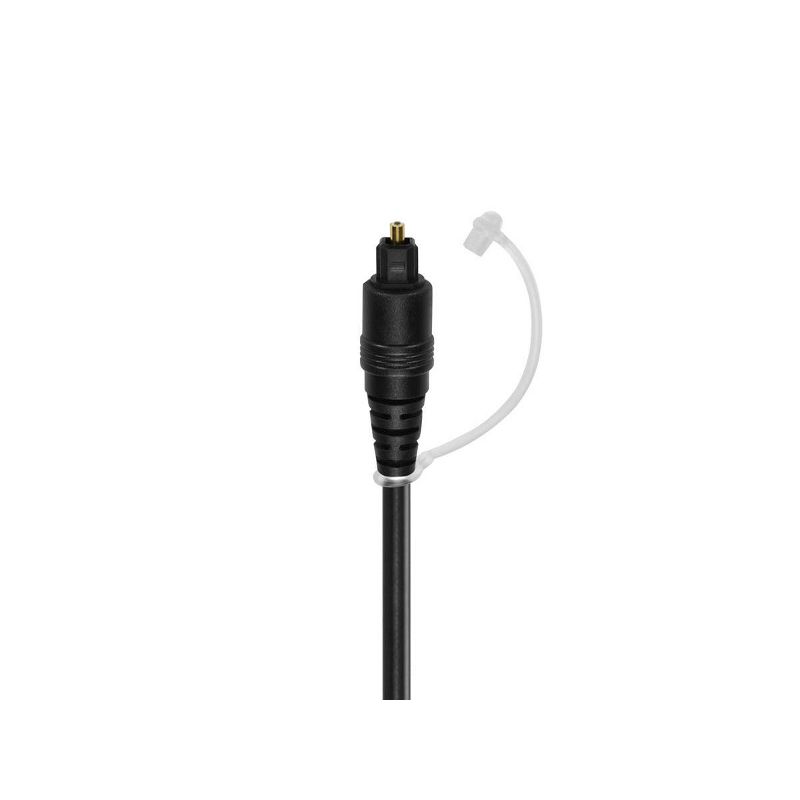 Monoprice Digital Optical Audio Cable - 6 Feet - TosLink to Mini TosLink Male/Male, 5.0mm Outside Diameter, Gold plated ferrule, 4 of 7