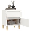 CLIHOME 2 Pieces 2-Drawer Modern Nightstands, Mid Century Bedside Cabinet End Table With Support Legs for Bedroom - 4 of 4