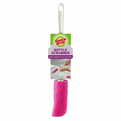 Scotch-Brite Glass And Water Bottle Brush, Long-Lasting Bristles, Safe On Multip