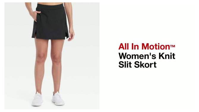 Women's Knit Slit Skort - All In Motion™, 2 of 9, play video