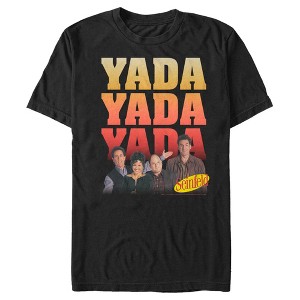 Men's Seinfeld Yada Yada Yada Cast Photo T-Shirt - 1 of 4