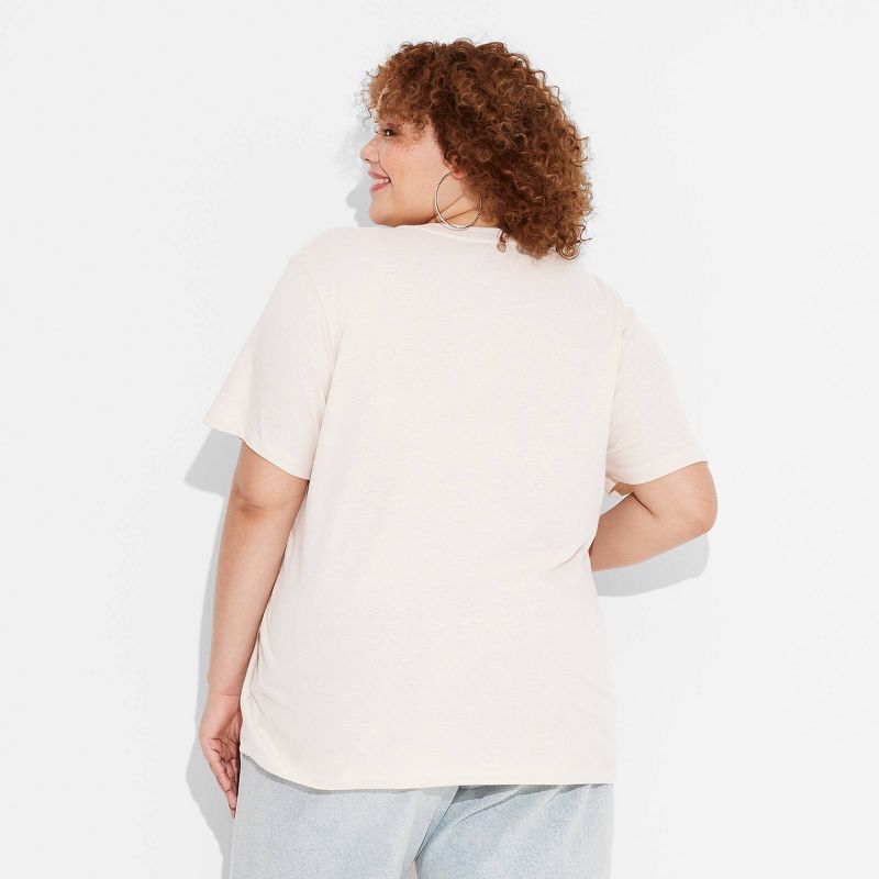 Women's Bluey Grid Short Sleeve Graphic T-Shirt - Tan, 2 of 4