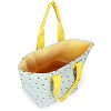 Memoi Daisy and Bees Makeup and Tote Bag Set Light Blue One Size - 4 of 4