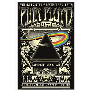Trends International Pink Floyd - The Dark Side Of The Moon Tour 1973 Framed Wall Poster Prints - 1 of 4