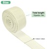Unique Bargains Burlap Wired Edge Durable Thick Fabric Ribbons for DIY Crafts 1 Pc - 3 of 4