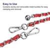 Unique Bargains Iron Adjustable Removable Thin Handbag Purse Chain Straps - 3 of 4