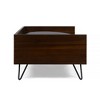 SEVOBAL Pet Beds Modern Wooden Dog Sofa with Hairpin Legs and Water-Resistant Cushion for Living Room or Bedroom, Gray, 32.75"*21"*9.25" - 3 of 4