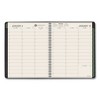 Recycled Weekly Vertical-Column Format Appointment Book, 8.75 x 7, Black Cover, 12-Month (Jan to Dec): 2025 - 2 of 4