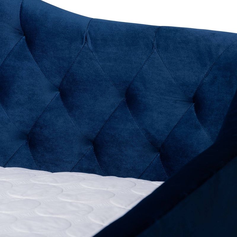 Perry Velvet Daybed - Baxton Studio, 6 of 9