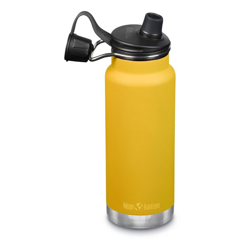 Klean Kanteen 32oz TKWide Insulated Stainless Steel Water Bottle with Chug Cap - Yellow, 1 of 8