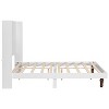 GDFStudio Buck Wood Platform Bed Frame with 54 "High Headboard - 4 of 4