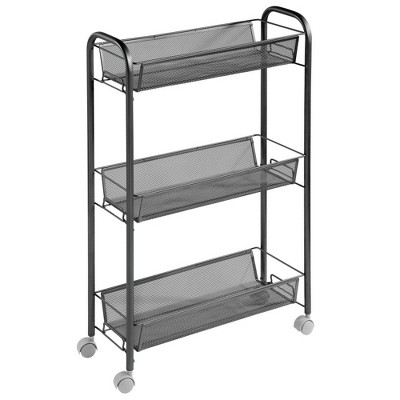 metal rolling shelves