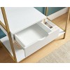 Metal Clothes Rack Open Wardrobe Free Standing with One Drawer Hanging Clothes Rod ¨C White & Gold Metal - 3 of 4