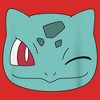 Women's Pokemon Bulbasaur Wink Face Racerback Tank Top - 2 of 4