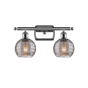 Athens Deco Swirl - 2 Light Bath Vanity In Industrial Style-11 Inches Tall and 16 Inches Wide - 1 of 1