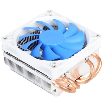 SilverStone Technology   CPU cooler/down blow /104 X92 X 58 mm /Aluminum with heat-pipe6x4) /9215 PWM FAN/ Support Intel & AMD