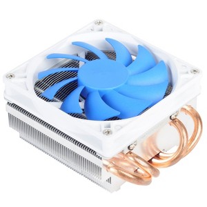 SilverStone Technology   CPU cooler/down blow /104 X92 X 58 mm /Aluminum with heat-pipe6x4) /9215 PWM FAN/ Support Intel & AMD - 1 of 4