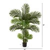 HomeStock  5 ft. Artificial Palm Tree in Pot for Indoor/Outdoor - 2 of 4