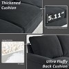 XIZZI 3 Seater Sofa Couch with Deep Seats, Modern Upholstered Sofa with Armrests, Comfy Couches for Living Room, Bedroom and Office - 4 of 4