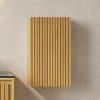 ChicFurnit Bathroom Storage Cabinet MITCH Tall Wall Mounted Cabinet with Door for Small Spaces, Golden Oak, 26.77"*16.93"*7.28" - 2 of 4