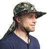 SUN CUBE Sun Hat for Men, Wide Brim Fishing Hat Neck Flap Cover Men, Women, Hiking, Camping, Sun Protection UV, Gardening - 2 of 4