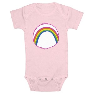 Infant's Care Bears Cheer Bear Belly Badge Bodysuit - 1 of 3