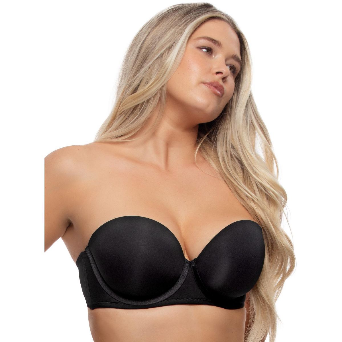 Women's Marvelous Strapless Full Busted Underwire Bra - Full Coverage, Supportive, Convertible - Felina - thumbnail 2