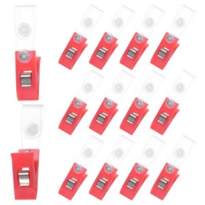 Unique Bargains Plastic Small Anti-Wind Garden Flagpoles Flag Clips 12 Pcs - 1 of 4
