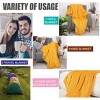 PiccoCasa Flannel Fleece Pompom Fringe Soft Plush Lightweight Blankets - 4 of 4
