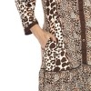 White Mark Women's Leopard Print Shift Dress - image 4 of 4