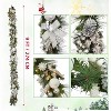 TackView 9 Ft Prelit Christmas Garland for Mantle, Xmas Garland with Lights, Ball Ornaments Pine Cones for Fireplace Front Door Stairs Railing - 2 of 4