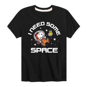 Boys' - Peanuts - Space Traveler Snoopy Short Sleeve Graphic T-Shirt - 1 of 4