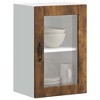 CLIHOME Bathroom Wall Mounted Cabinet, Narrow Wall Cabinet, Hanging Cabinet for Living Room, Multi-Function Kitchen Side Cabinet - 2 of 4