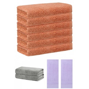 REGALWOVEN Striped Soft Absorbent Bathroom Cotton Towel Set 3 Pcs - 1 of 4