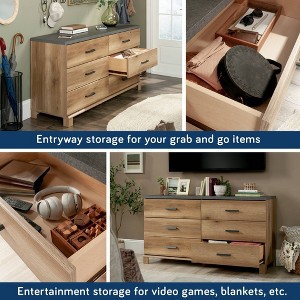 Sauder Rosedale Ranch 6 Drawer Horizontal Dresser Timber Oak - 1 of 4