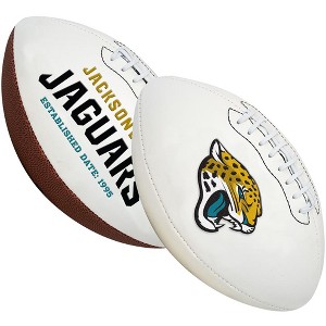 Jacksonville Jagurs Full Size Football White Panel Logo Signature Series New box - 1 of 1