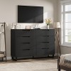 Drawer Dresser with Adjustable Legs - Waterproof MDF Top, Rustic Modern Design, Anti-Tip Safety & Easy Assembly - 3 of 4