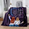 Lomsoe Christmas Sister Friendship Print Flannel Blanket - All Seasons Soft and Warm Throw Blanket for Bed, Napping, Camping, Travel, Office - 2 of 4