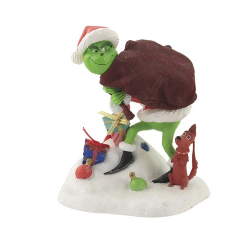 Christmas Grinch With Max Figurine - One Figurine 5.5 Inches