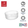 Bormioli Rocco Exclusiva Glass Serving Bowls, Set of 2 - Stackable Dishes for Chips, Hummus, Appetizers -Dishwasher Safe - 4 of 4