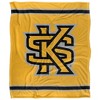 Kennesaw State University Primary Logo Stripes Silky 50x60 Blanket, 1 Sided - 2 of 4